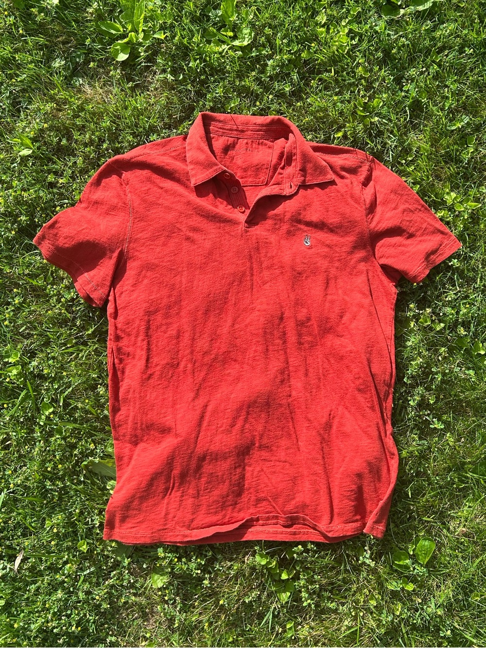 orange John Varvatos U.S.A. polo